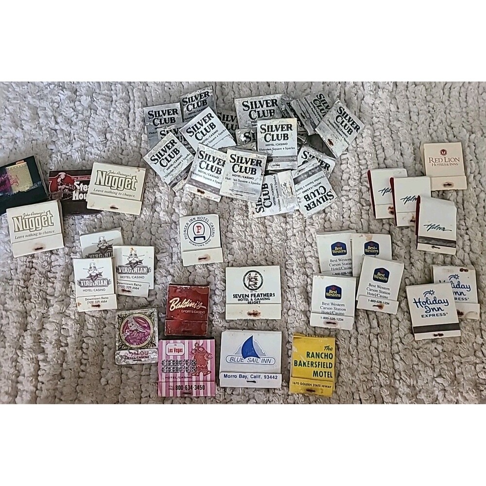 Lot Of 50-Vintage Casino Matches Reno NV California Memorabilia